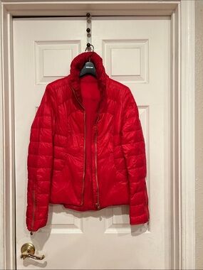 lululemon athletica Bright Red Quilted Puffer Jacket - Women